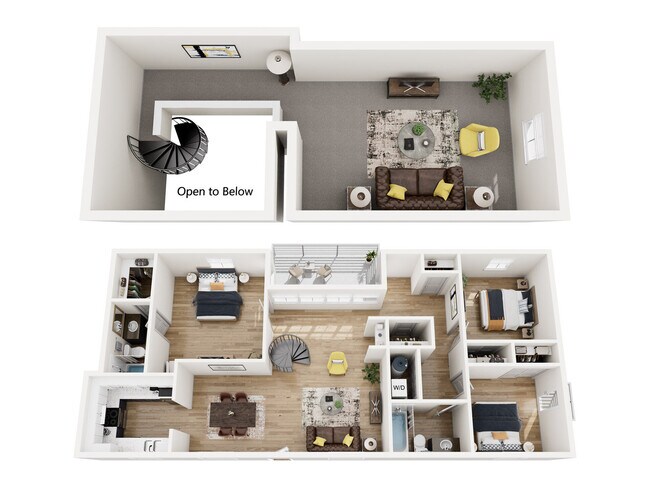 Lamar w/Loft 233 floor plan